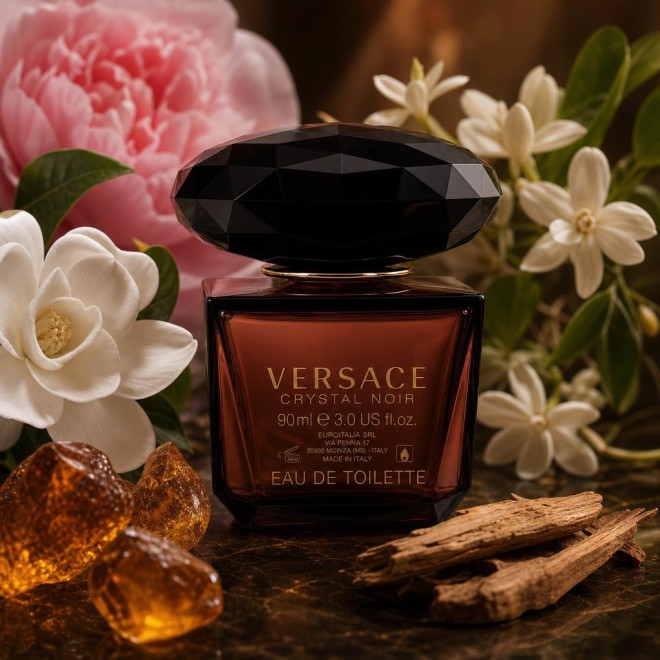 Versace Crystal Noir Eau De Toilette Spray (Tester) 90 ml