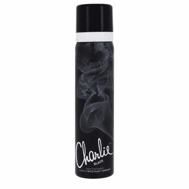 Revlon Charlie Black Body Fragrance Spray 75 ml