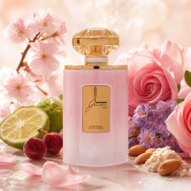 Al Haramain Junoon Rose Eau De Parfum, Spray 75 ml