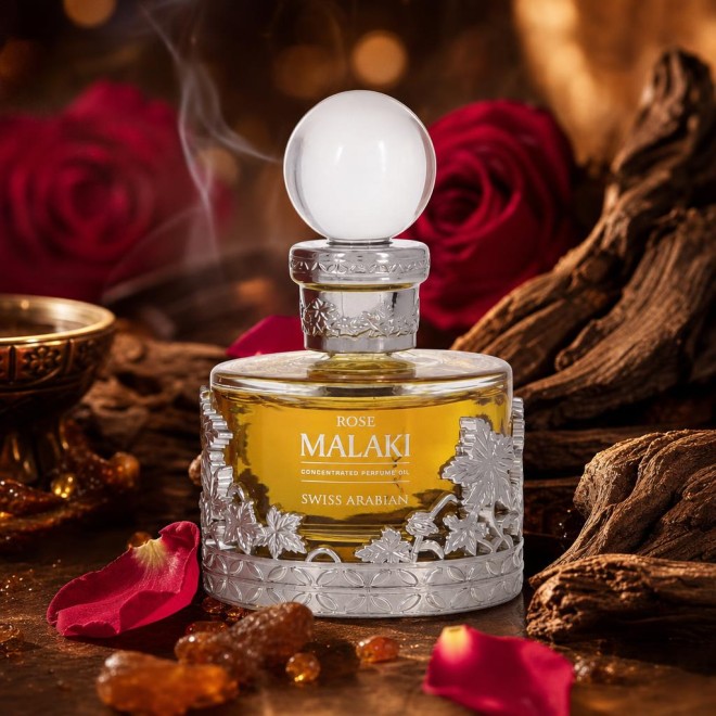 Swiss Arabian Rose Malaki Concentrated Perfume Oil 30 ml