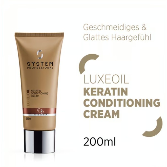 System Professional L2 Luxe Oil Keratin Conditioning Cream 200ml