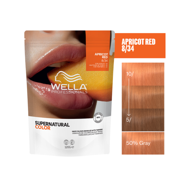 Wella Professionals Supernatural Color 8/34 Apricot Red 120g