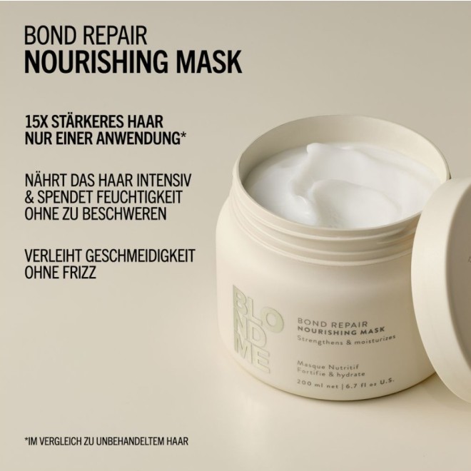 Schwarzkopf Professional BLONDME Bond Repair Nourishing Mask 200ml