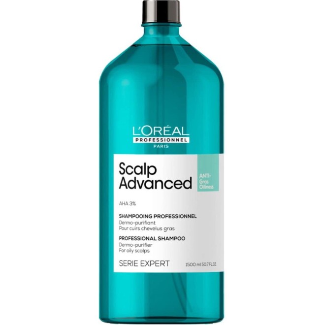 L`Oréal Professionnel SE Scalp Advanced Anti-Oiliness Dermo-Purifier Shampoo 1.5L
