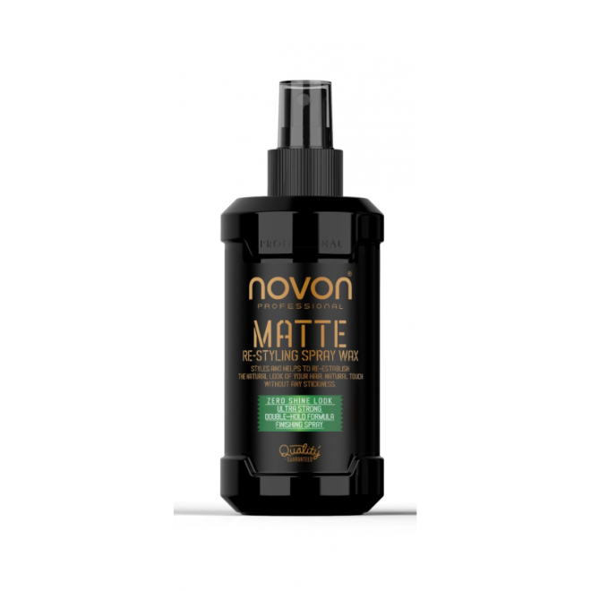 Novon Professional Matte Re-Styling Spray Wax 200ml