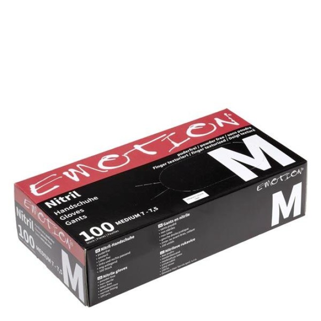 Efalock Guanti in nitrile M nero non forato