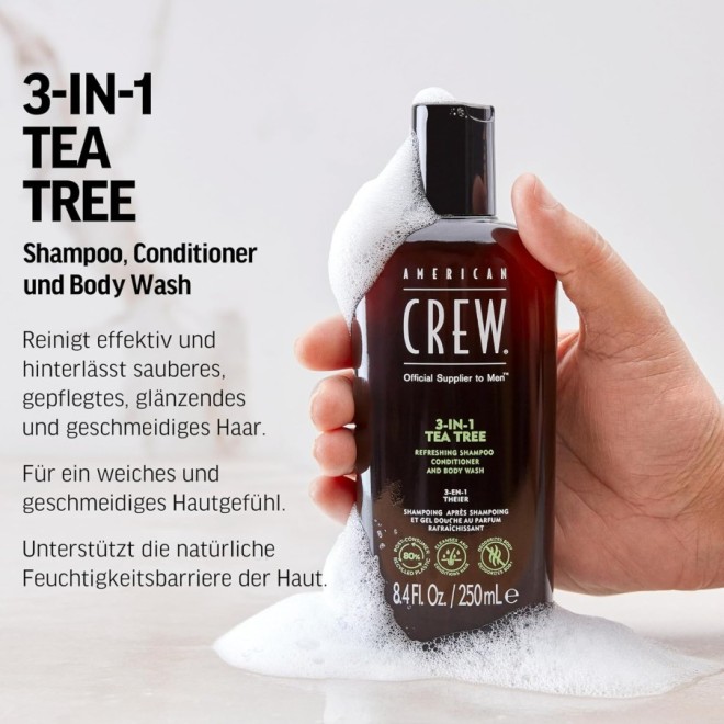 American Crew 3in1 Tea Tree 1L