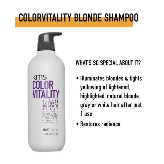 KMS CV Blonde Shampoo 750ml