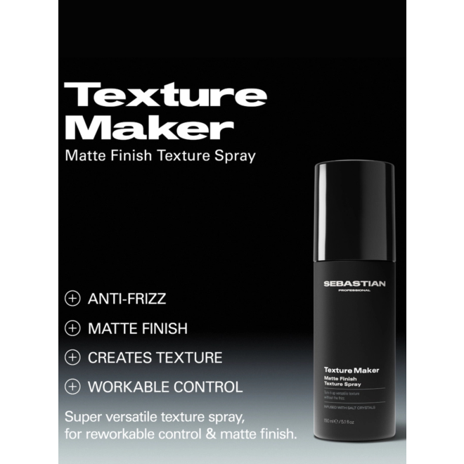 Sebastian Texture Maker Matte Finish Texture Spray 150 ml