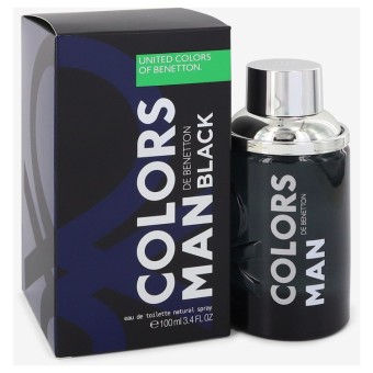 Benetton Colors De Black Eau De Toilette Spray 200 ml
