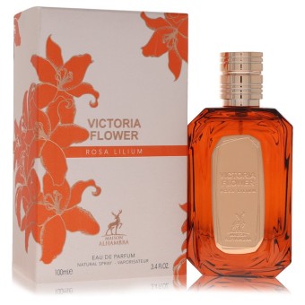 Maison Alhambra Victoria Flower Rosa Lilium Eau De Parfum Spray (Unboxed) 100 ml