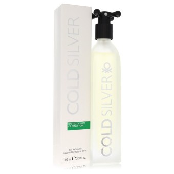 Benetton Cold Silver Eau De Toilette Spray 95 ml