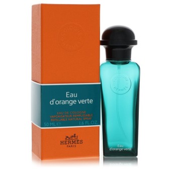 Hermes EAU D'ORANGE VERTE Eau De Cologne Spray Refillable (Unisex) 50 ml