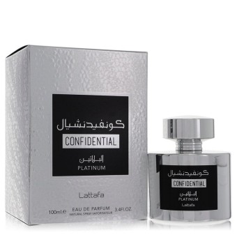 Lattafa Confidential Platinum Eau De Parfum Spray (Unisex) 100 ml