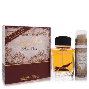 Lattafa Pure Oudi Eau De Parfum Spray Plus 50 ml Deodorant 100 ml