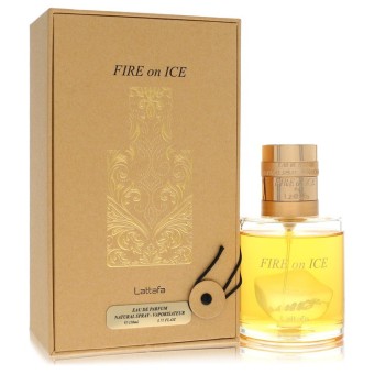 Lattafa Fire on Ice Eau De Parfum Spray (Unisex) 110 ml