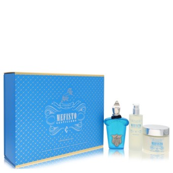 Xerjoff Mefisto Gentiluomo Gift Set -- 100 ml Eau De Parfum Spray + 100 ml Deodorant Spray + 200 ml Shave and Post Shave Cream