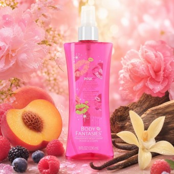 Parfums De Coeur Body Fantasies Signature Pink Vanilla Kiss Fantasy Body Spray 240 ml