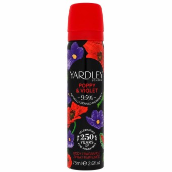 Yardley London Yardley Poppy & Violet Body Fragrance Spray 75 ml