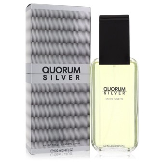 Puig Quorum Silver Eau De Toilette Spray 100 ml