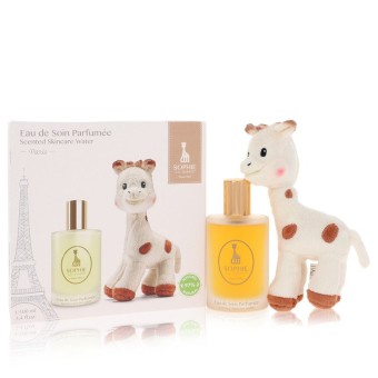 Sophie La Girafe Eau de Soin Parfumee Gift Set -- 100 ml Scented Skincare Water (Alcohol-Free) + 1 Soft Toy