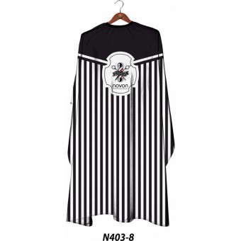 Novon Professional Cape Barber Stripes Black/Gold/White - N403 8