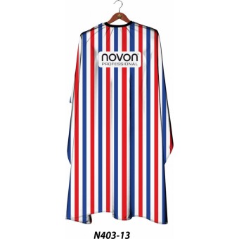 Novon Professional Cape Colour Line White/Red/Blue - N403 13