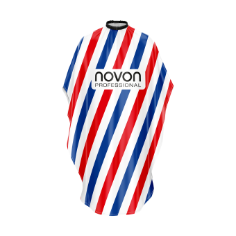 Novon Professional Cape Colour Line White/Red/Blue - N403 14