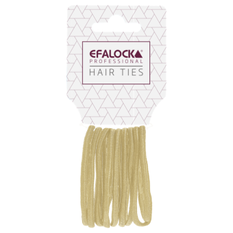 Efalock Haargummi blond 10Stk