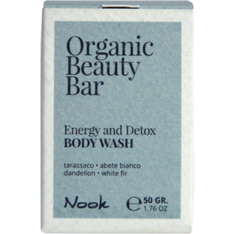 Nook Organic Beauty Bar ENERGY AND DETOX BODY WASH - solid energy & detox shower