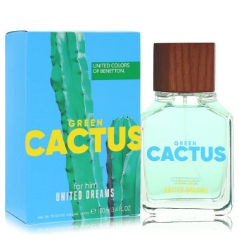 Benetton United Dreams Green Cactus Eau De Toilette Spray 100 ml