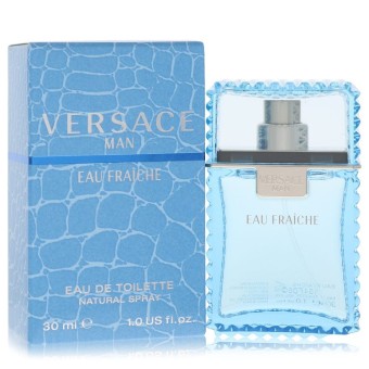 Versace Man Eau Fraiche Eau De Toilette Spray (Blue) 30 ml