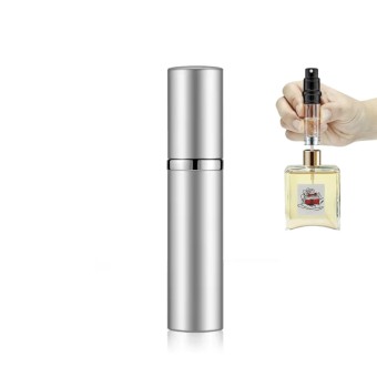 Nachfüllbarer Mini Parfümzerstäuber 5ml Travel Size silver