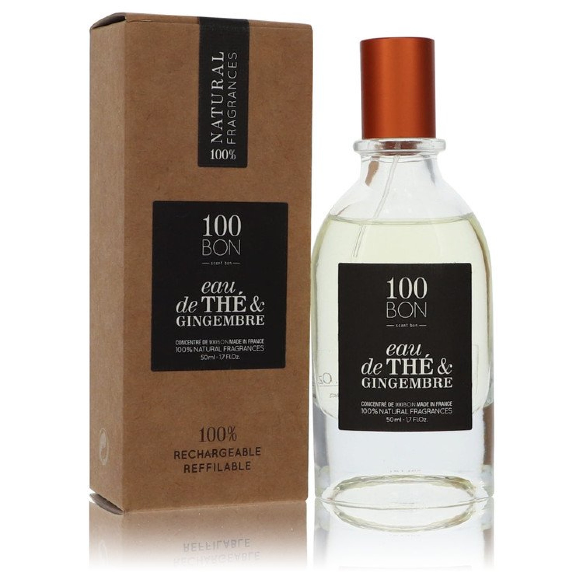 Image of 100 Bon Eau De The & Gingembre Concentree De Parfum Spray (Unisex Refillable) 50 ml von XXL-Parfum.ch
