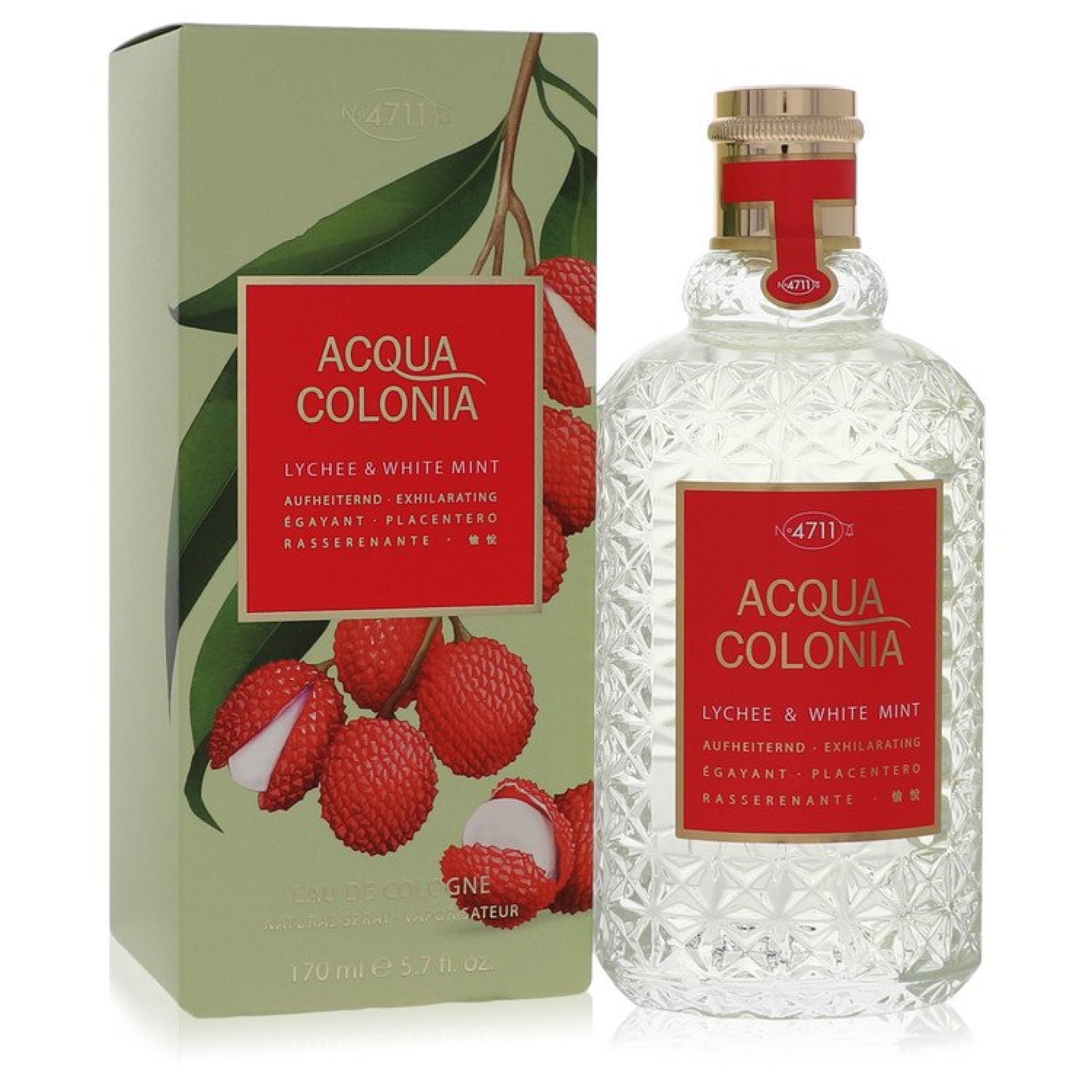 Image of 4711 Acqua Colonia Lychee & White Mint Cologne Spray 100 ml