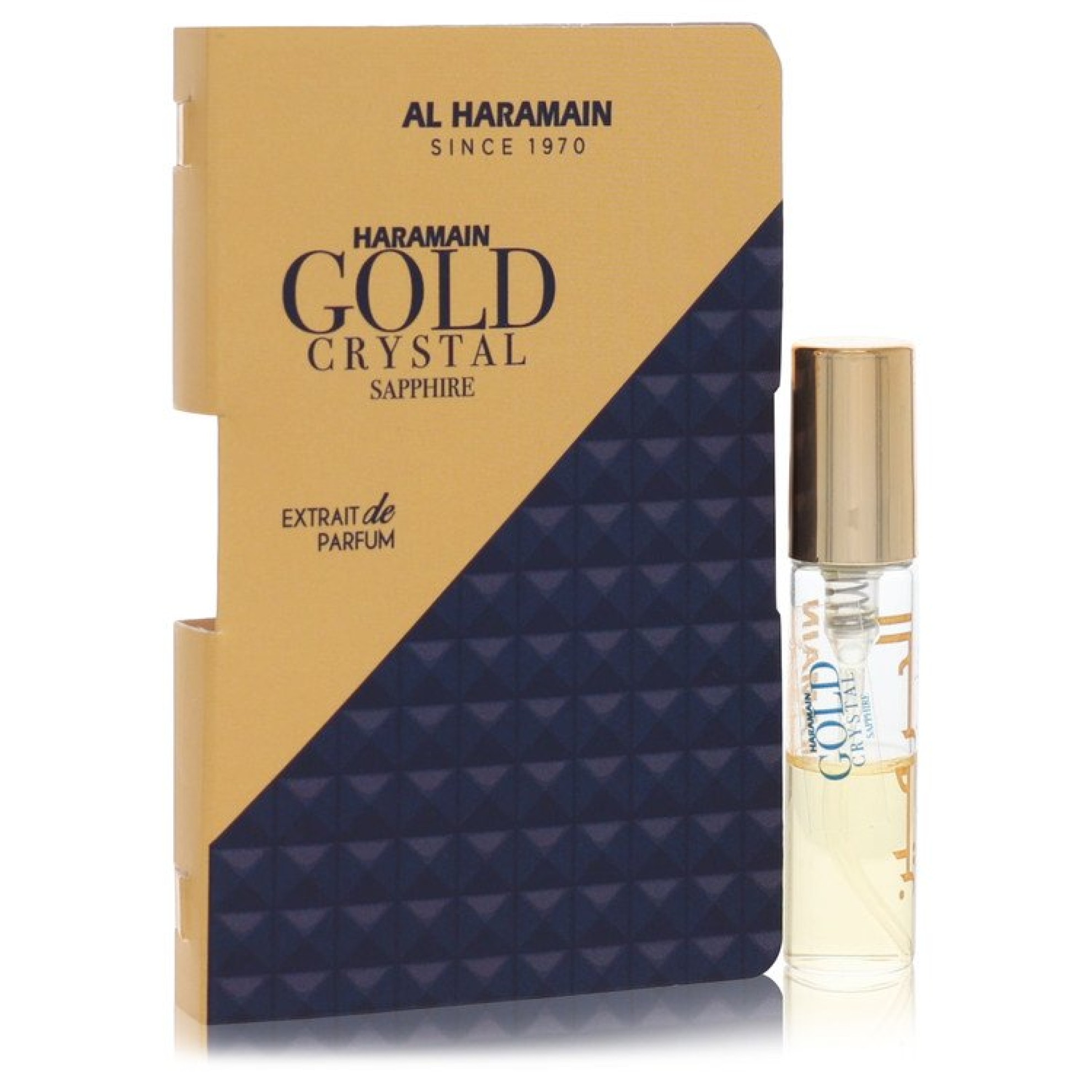 Image of Al Haramain Gold Crystal Sapphire Vial (sample) 15 ml
