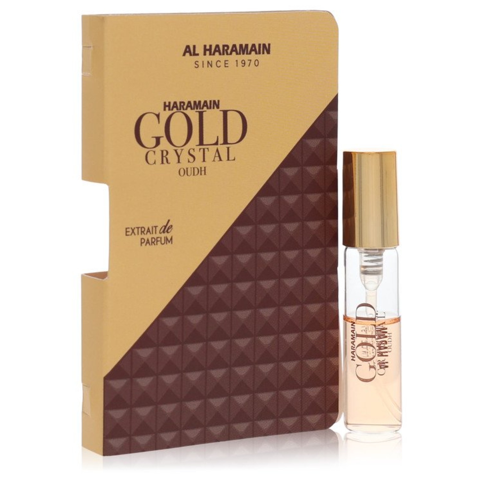 Image of Al Haramain Gold Crystal Oudh Vial (sample) 15 ml