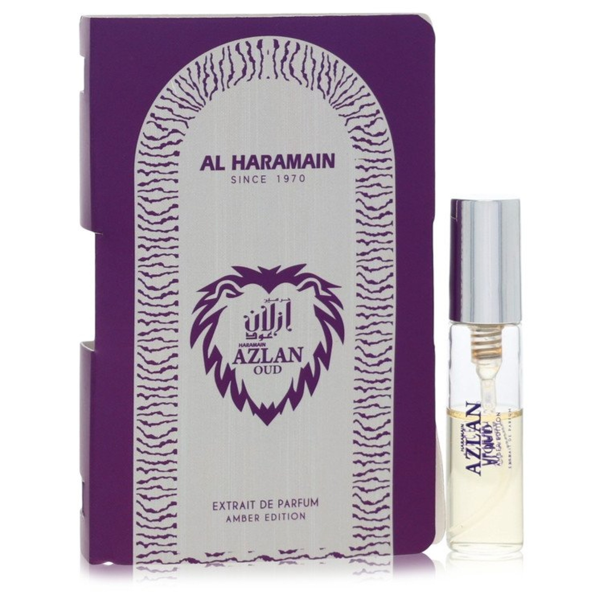 Image of Al Haramain Azlan Oud Amber Vial (sample) 15 ml