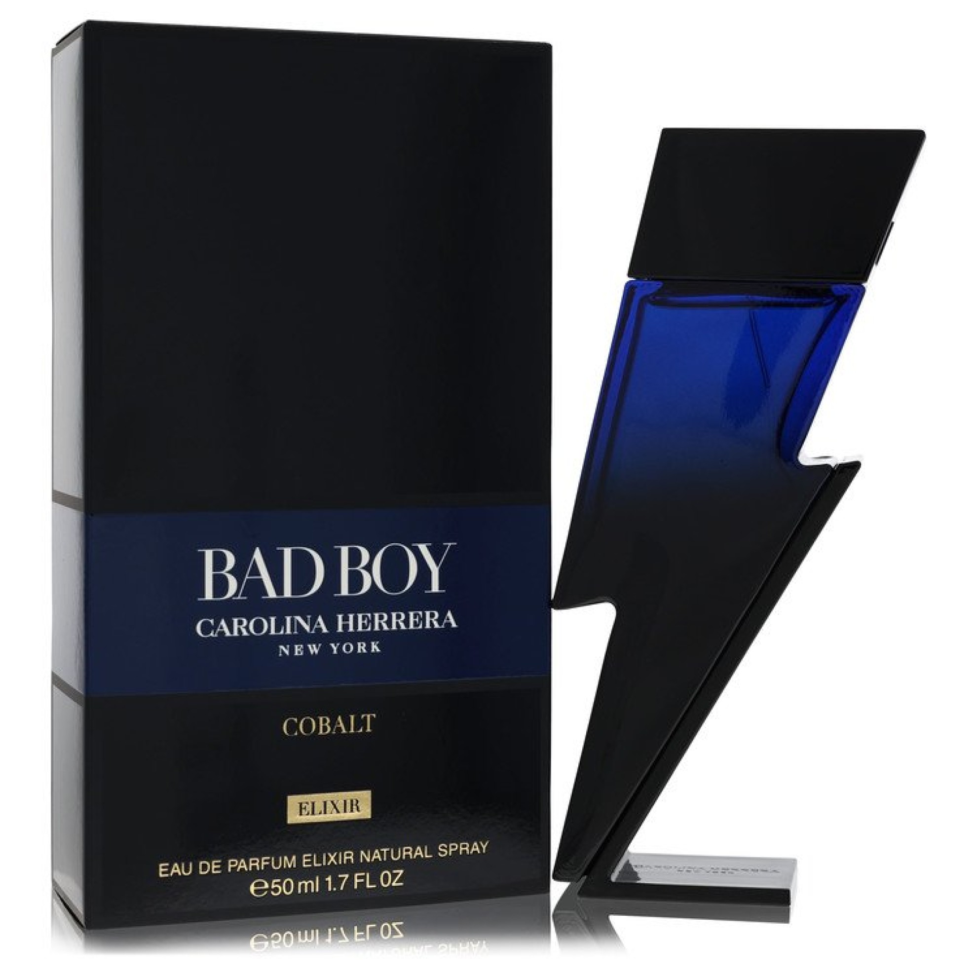 Image of Carolina Herrera Bad Boy Cobalt Elixir Eau De Parfum Spray 50 ml