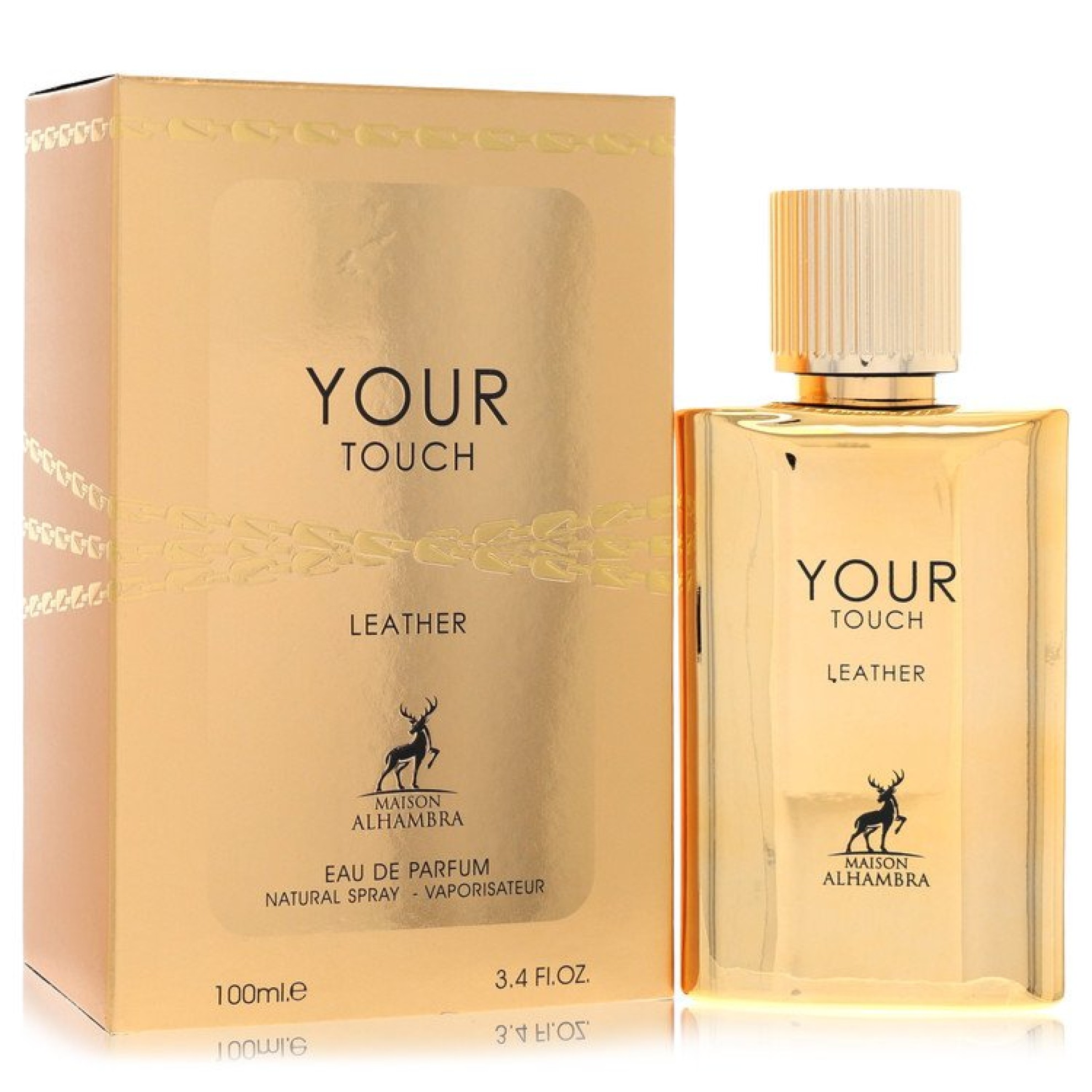 Image of Maison Alhambra Your Touch Leather Eau De Parfum Spray (Unisex) 100 ml