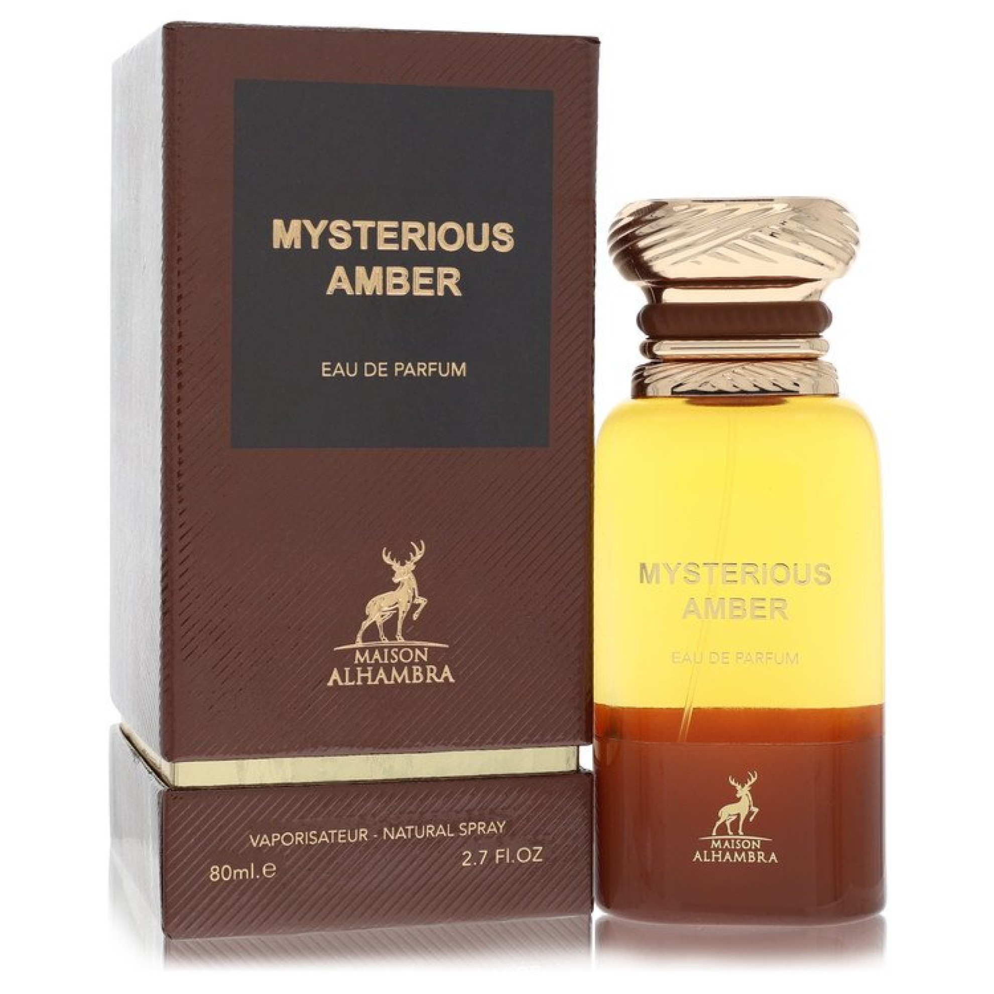 Image of Maison Alhambra Mysterious Amber Eau De Parfum Spray (Unisex) 80 ml
