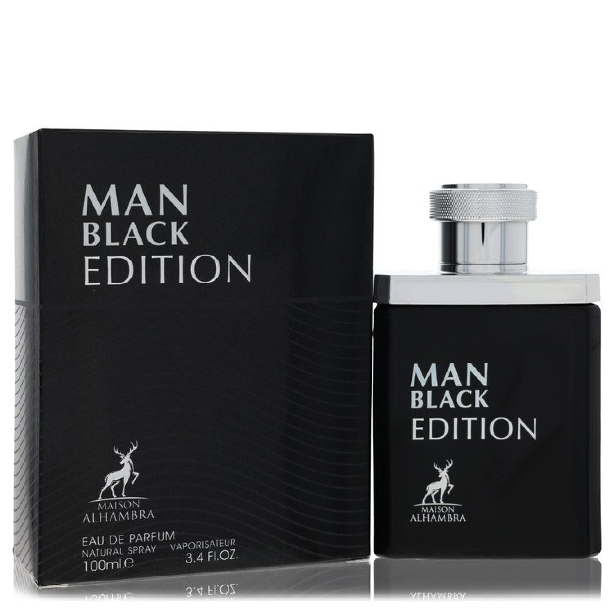 Image of Maison Alhambra Man Black Edition Eau De Parfum Spray 100 ml