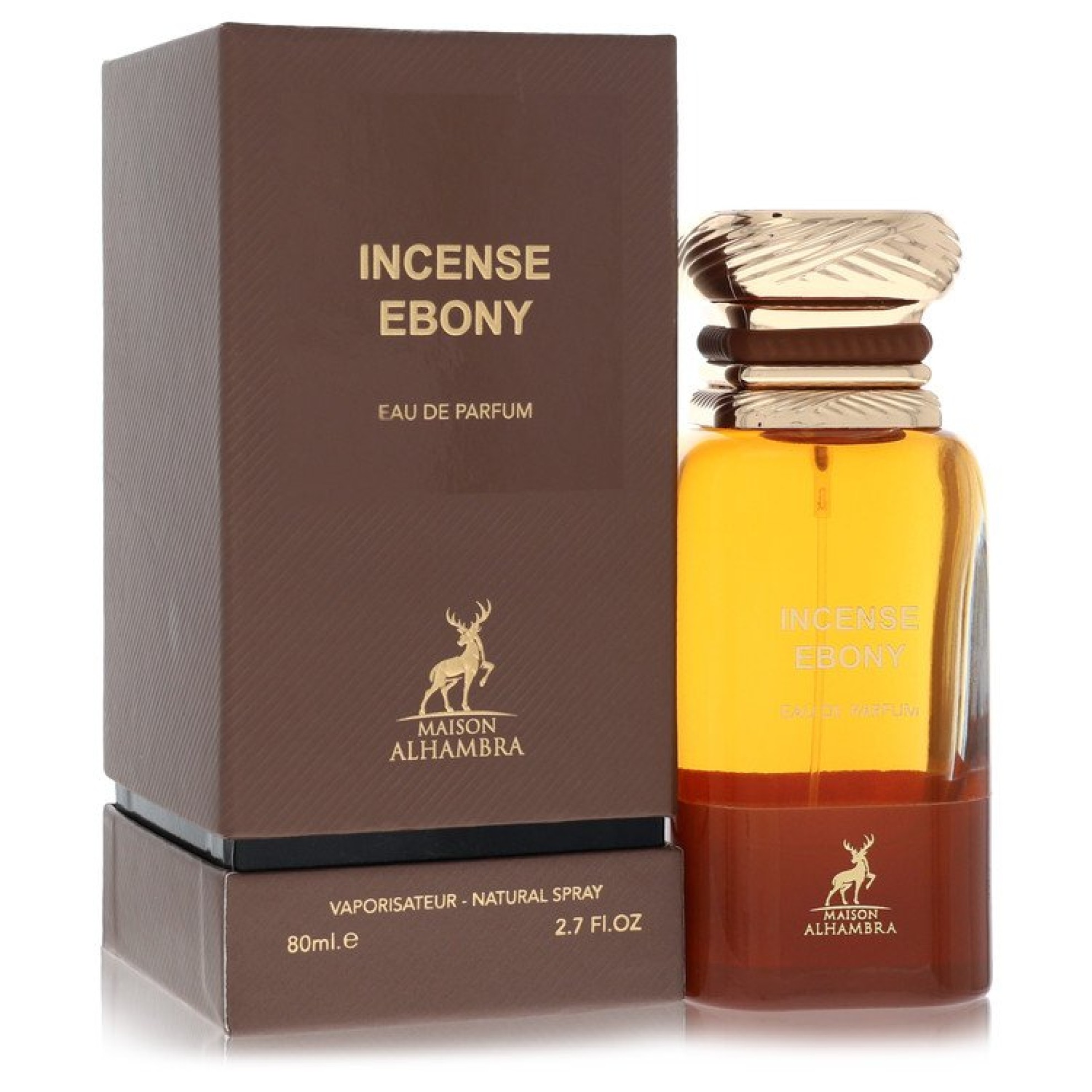 Image of Maison Alhambra Incense Ebony Eau De Parfum Spray (Unisex) 100 ml
