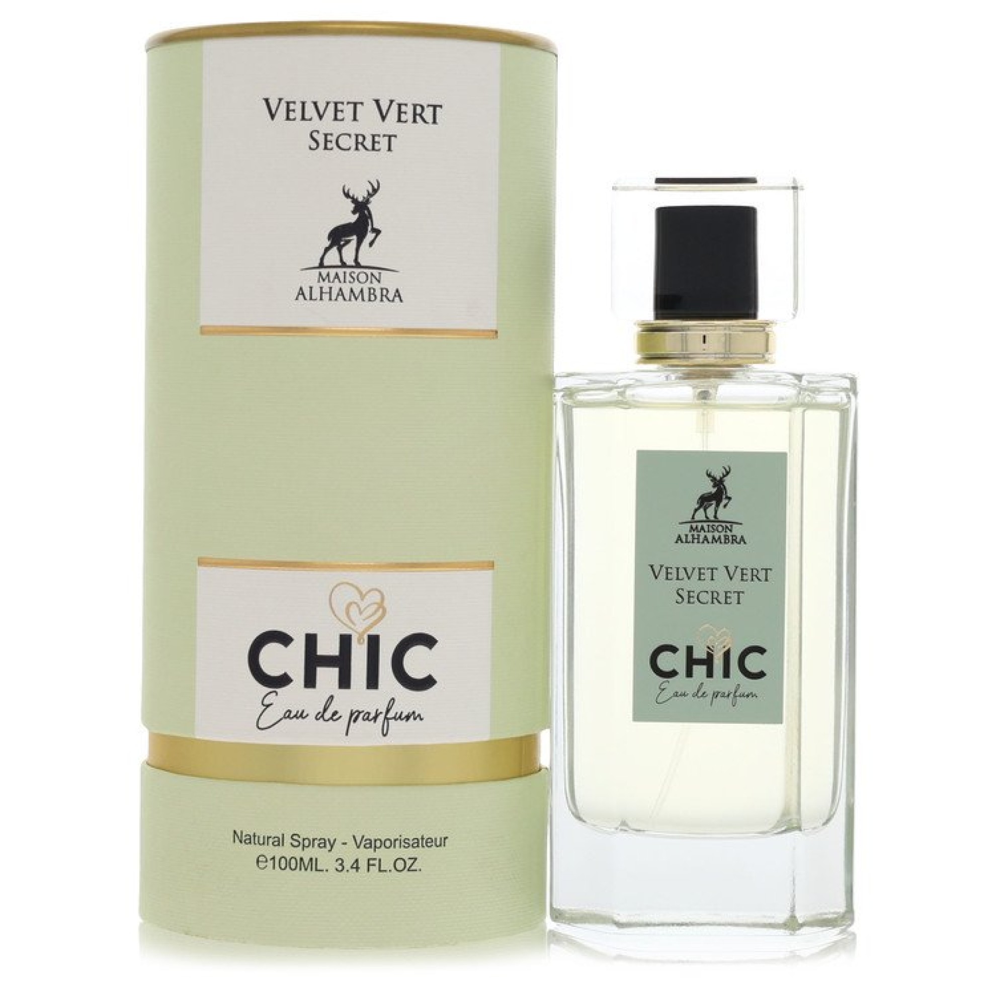 Image of Maison Alhambra Chic Velvet Vert Secret Eau De Parfum Spray (Unisex) 100 ml