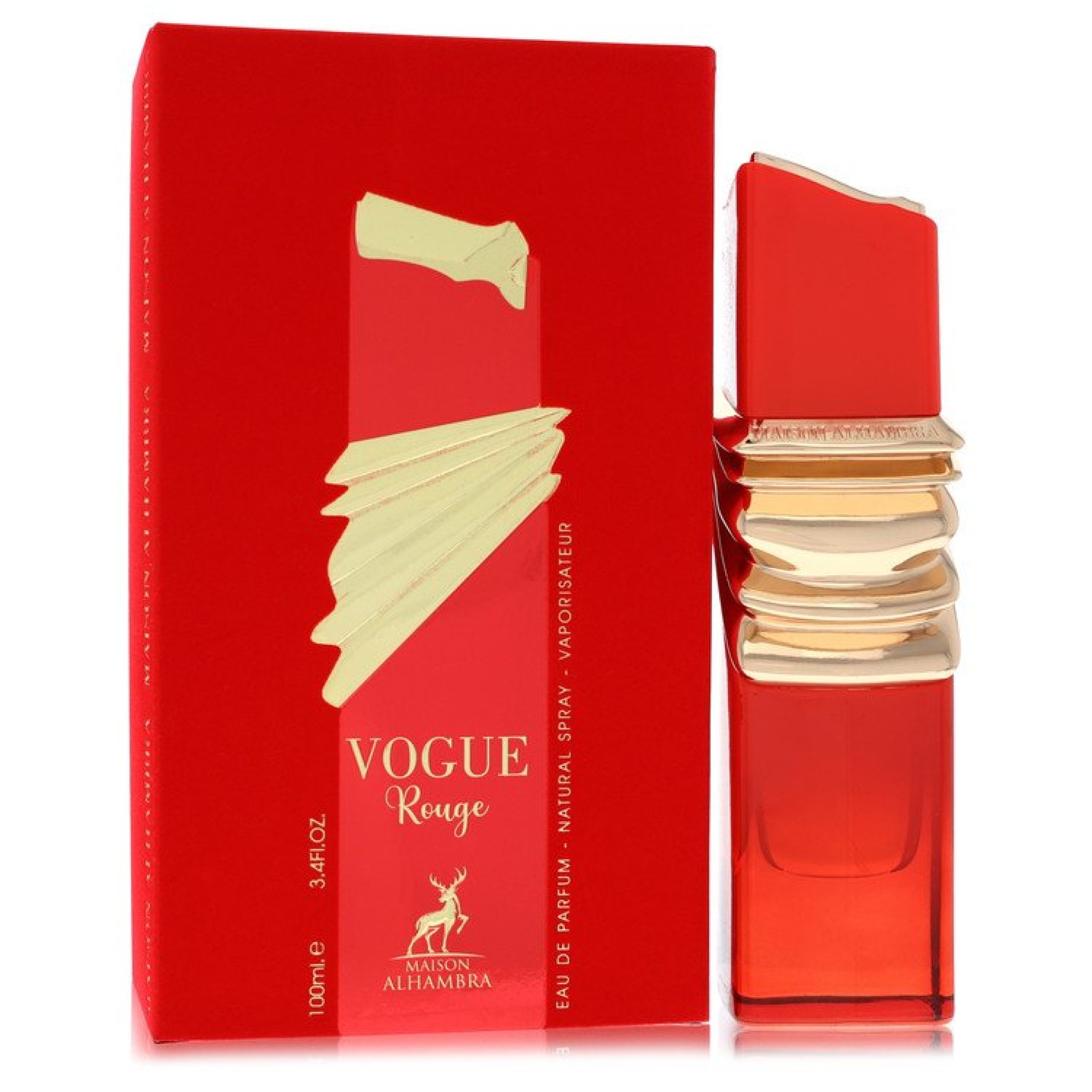 Image of Maison Alhambra Vouge Rouge Eau De Parfum Spray (Unisex) 100 ml