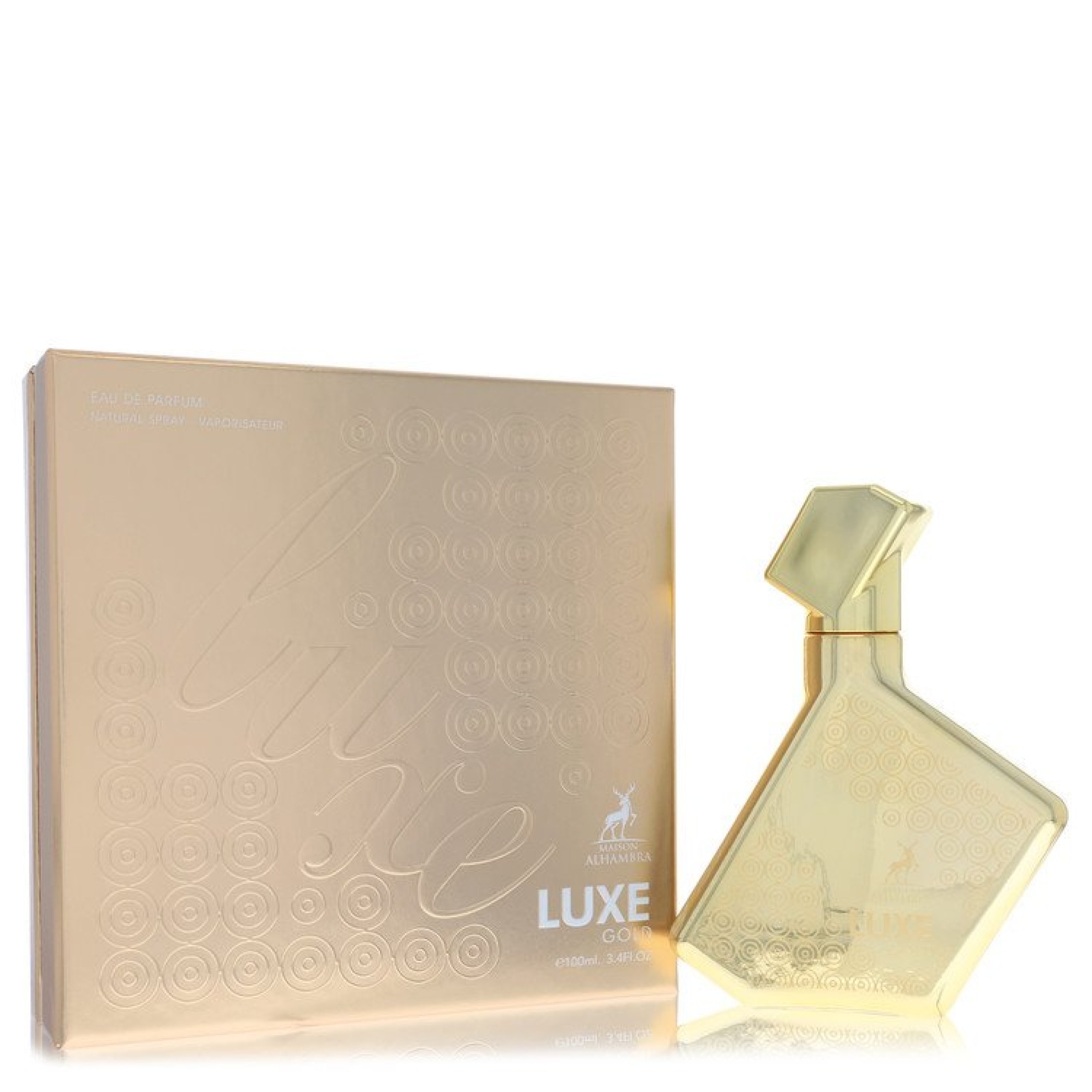 Image of Maison Alhambra Luxe Gold Eau De Parfum Spray (Unisex) 100 ml