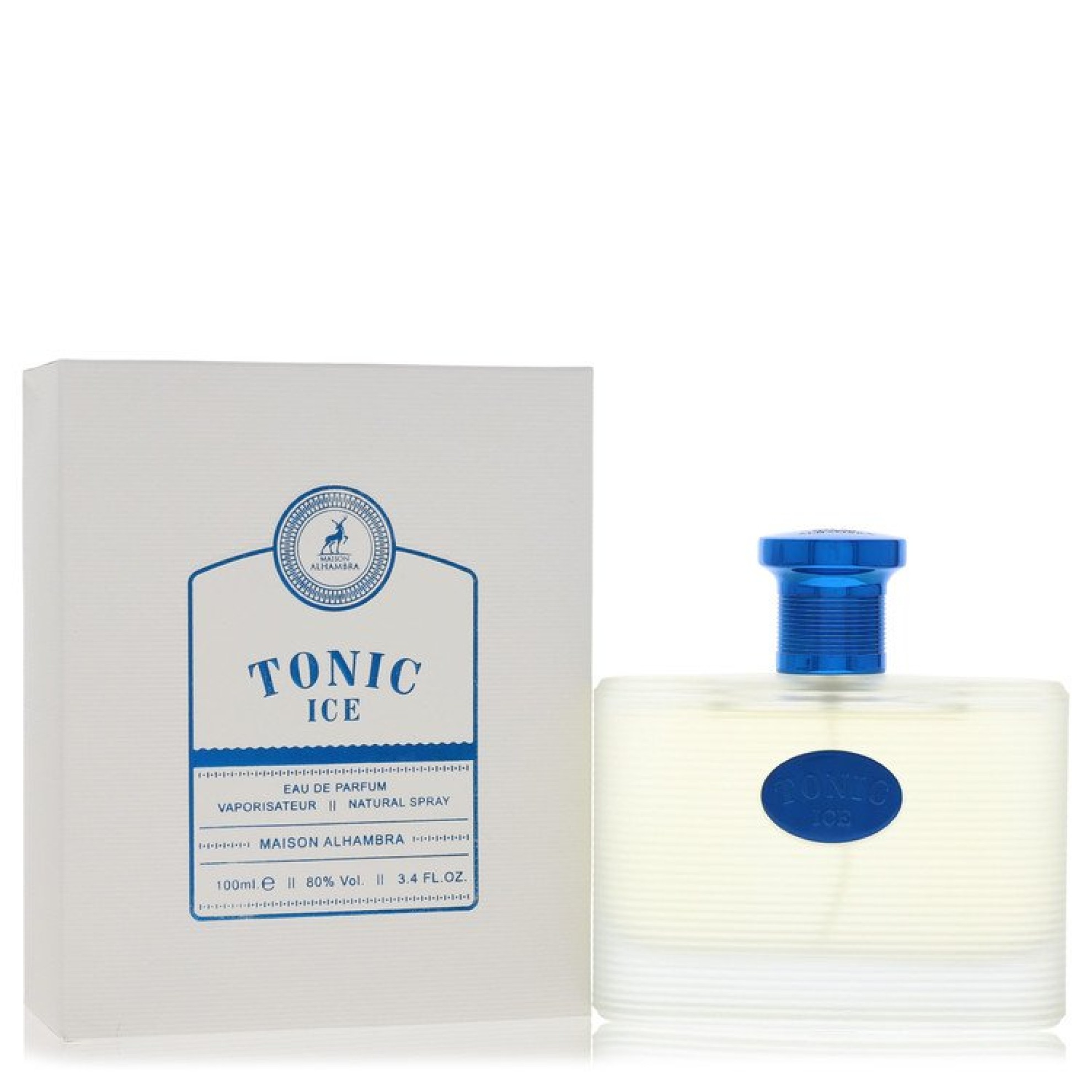 Image of Maison Alhambra Tonic Ice Eau De Parfum Spray (Unisex) 100 ml