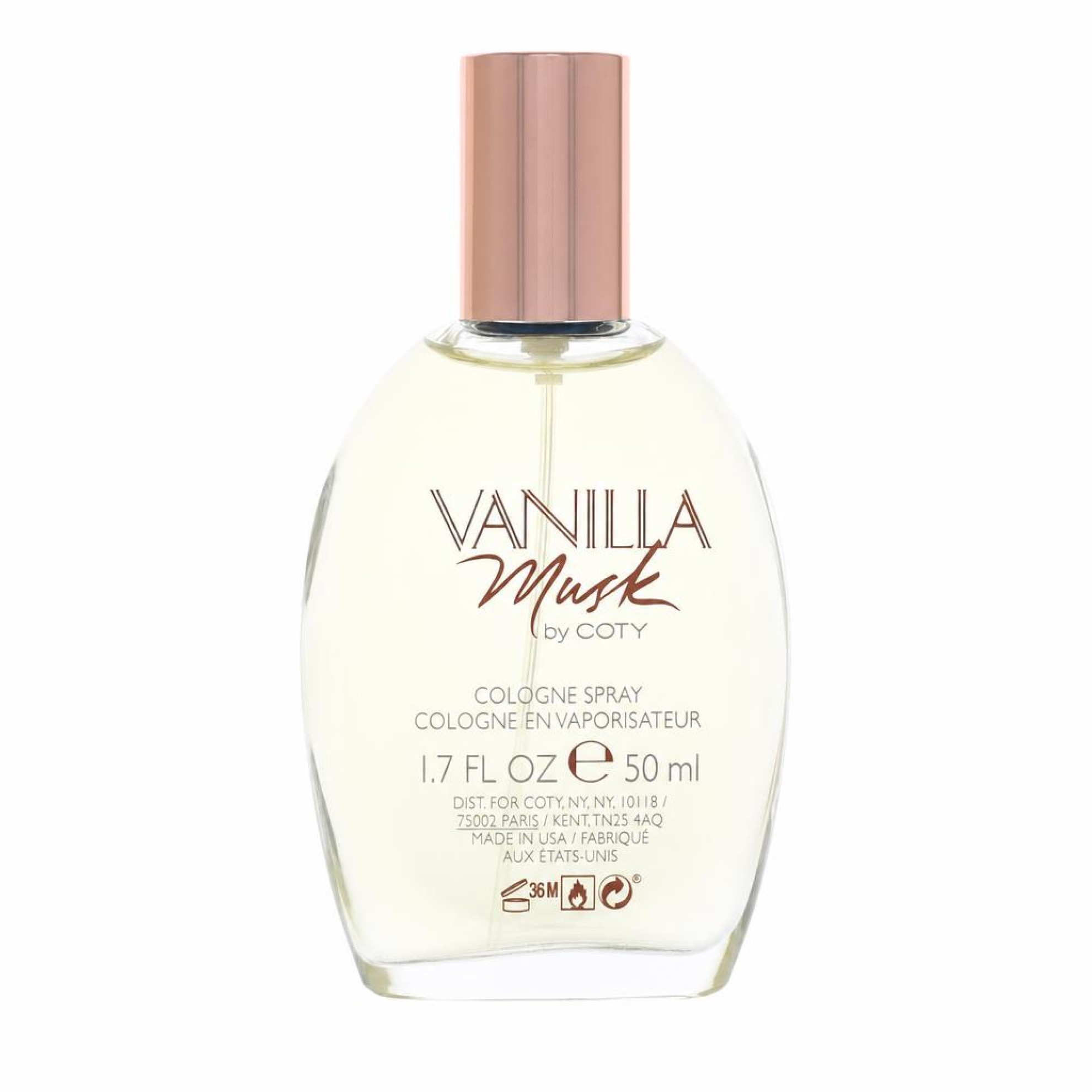 Coty Vanilla Musk Cologne Spray 50 ml