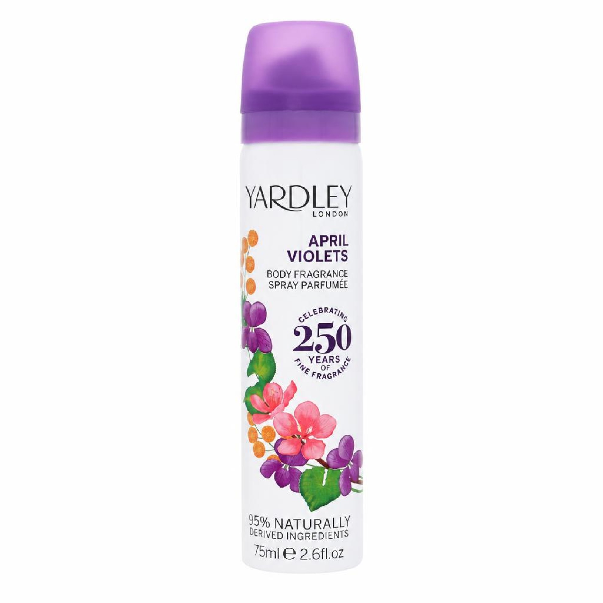 Yardley London April Violets Body Spray 75 ml