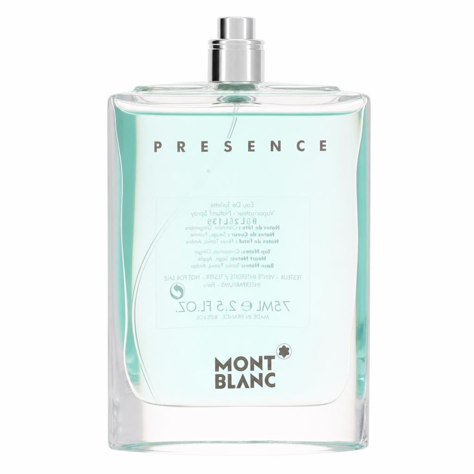 Mont Blanc Presence Eau De Toilette Spray (Tester) 75 ml
